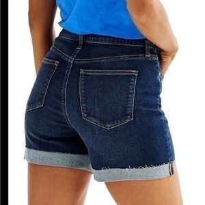 NWT Sonoma Jean Shorts High Rise Mid thigh 5” Inseam 46.25” Waist Size 24W New